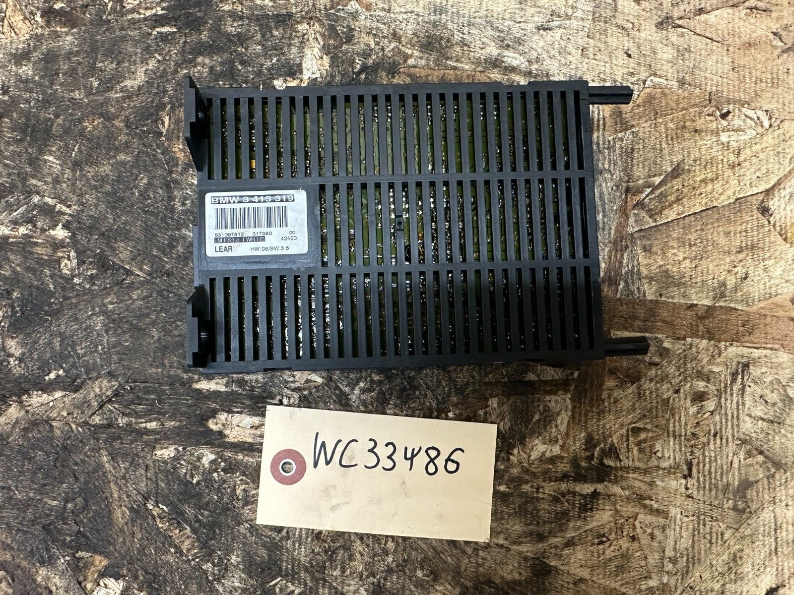 BMW 2003-2006 E83 X3 FOOTWELL HEADLIGHT LAMP CONTROL MODULE OEM 3413319