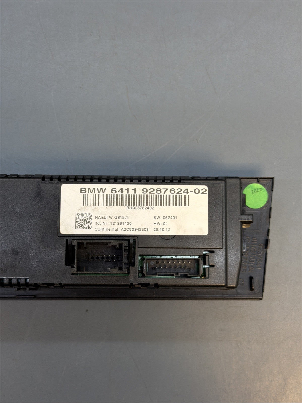 12 13 14 15 BMW X1 3 1 SERIES CLIMATE CONTROL HEATED SEATS OEM 9287624