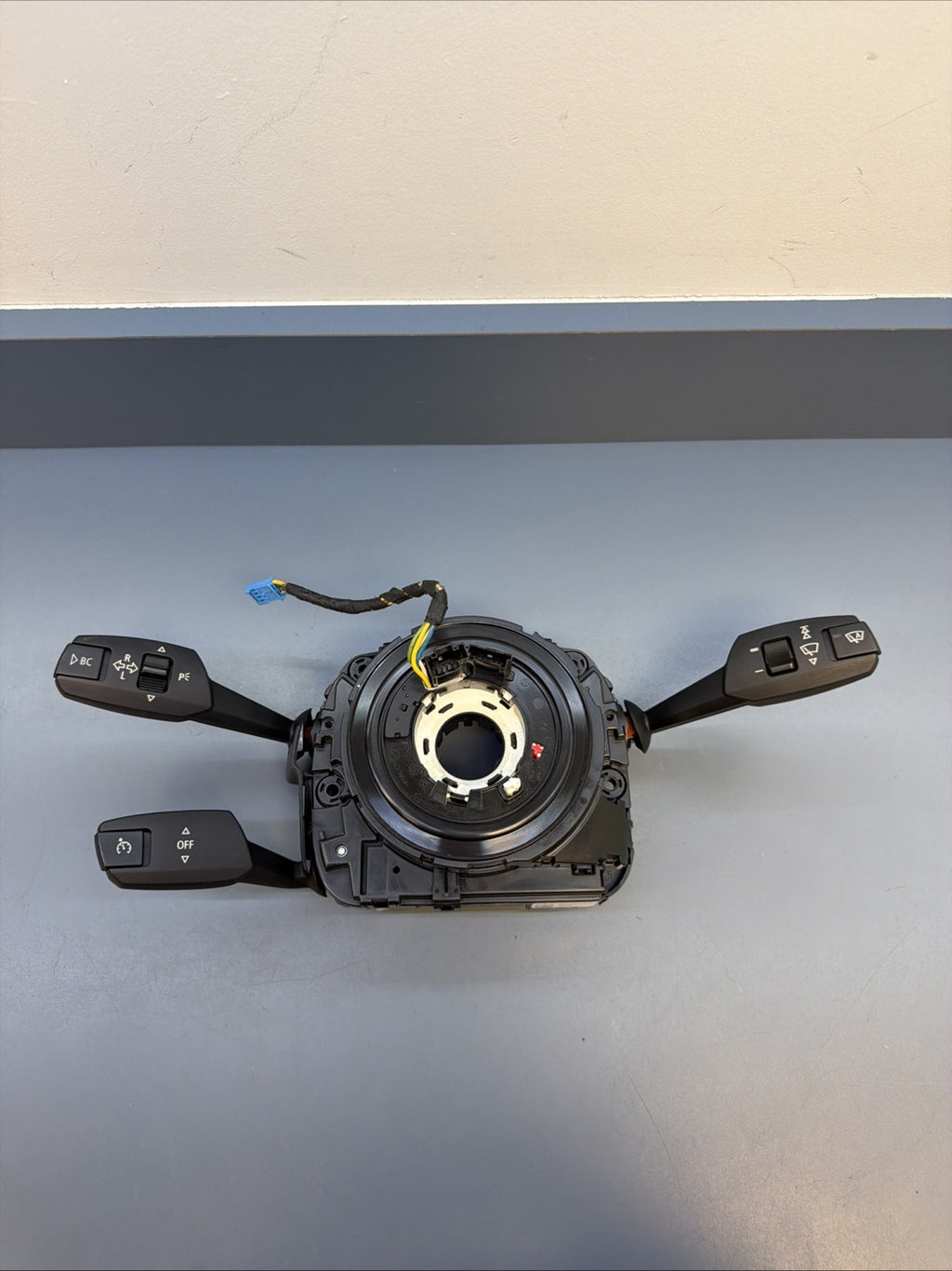 BMW 06-12 E90 STEERING COLUMN SWITCH MODULE HEATED W/ CLOCK SPRING OEM 9169755