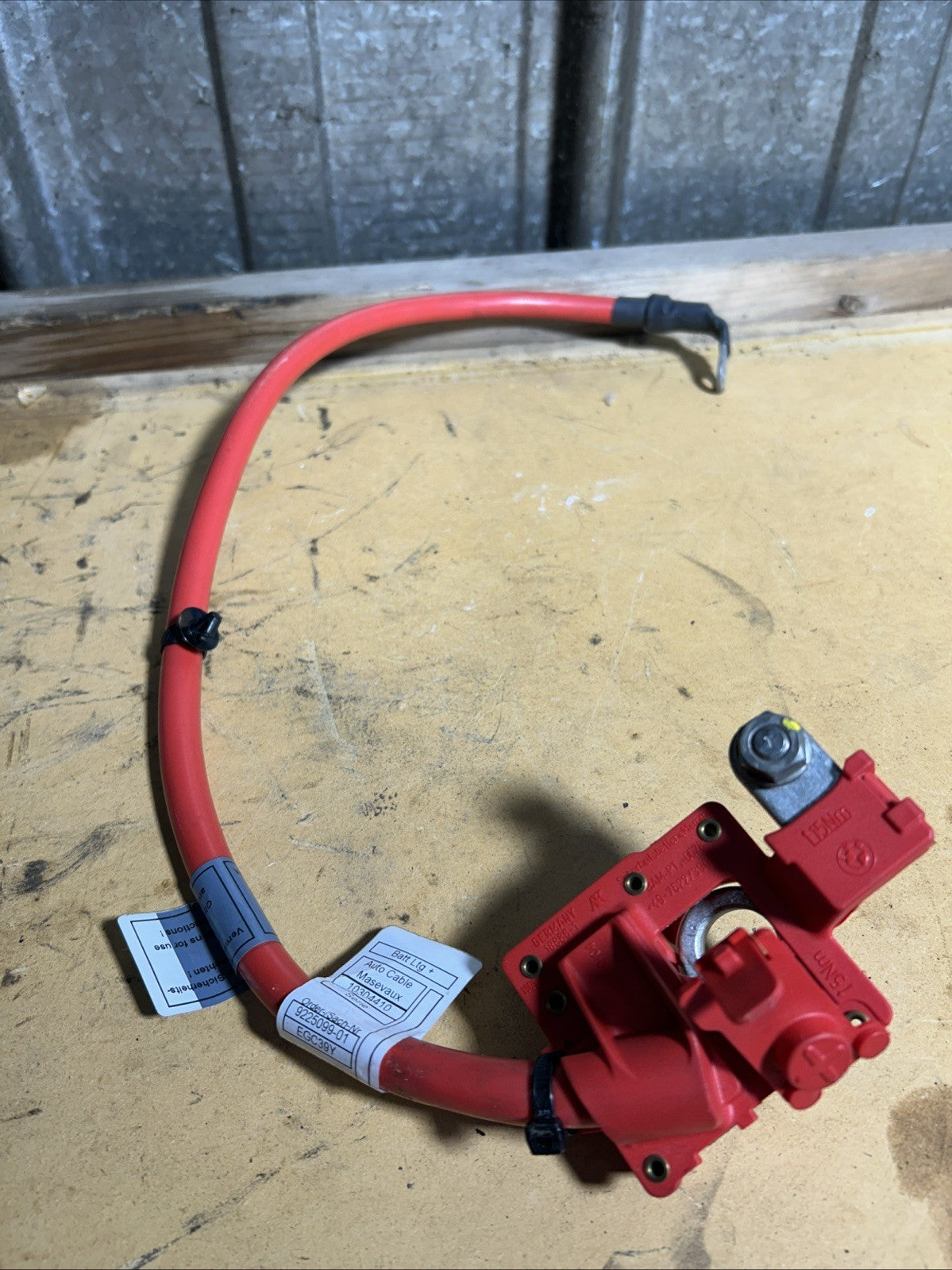 2011-2017 BMW X3 F25 Battery Positive Fuse Terminal Cable 9225099