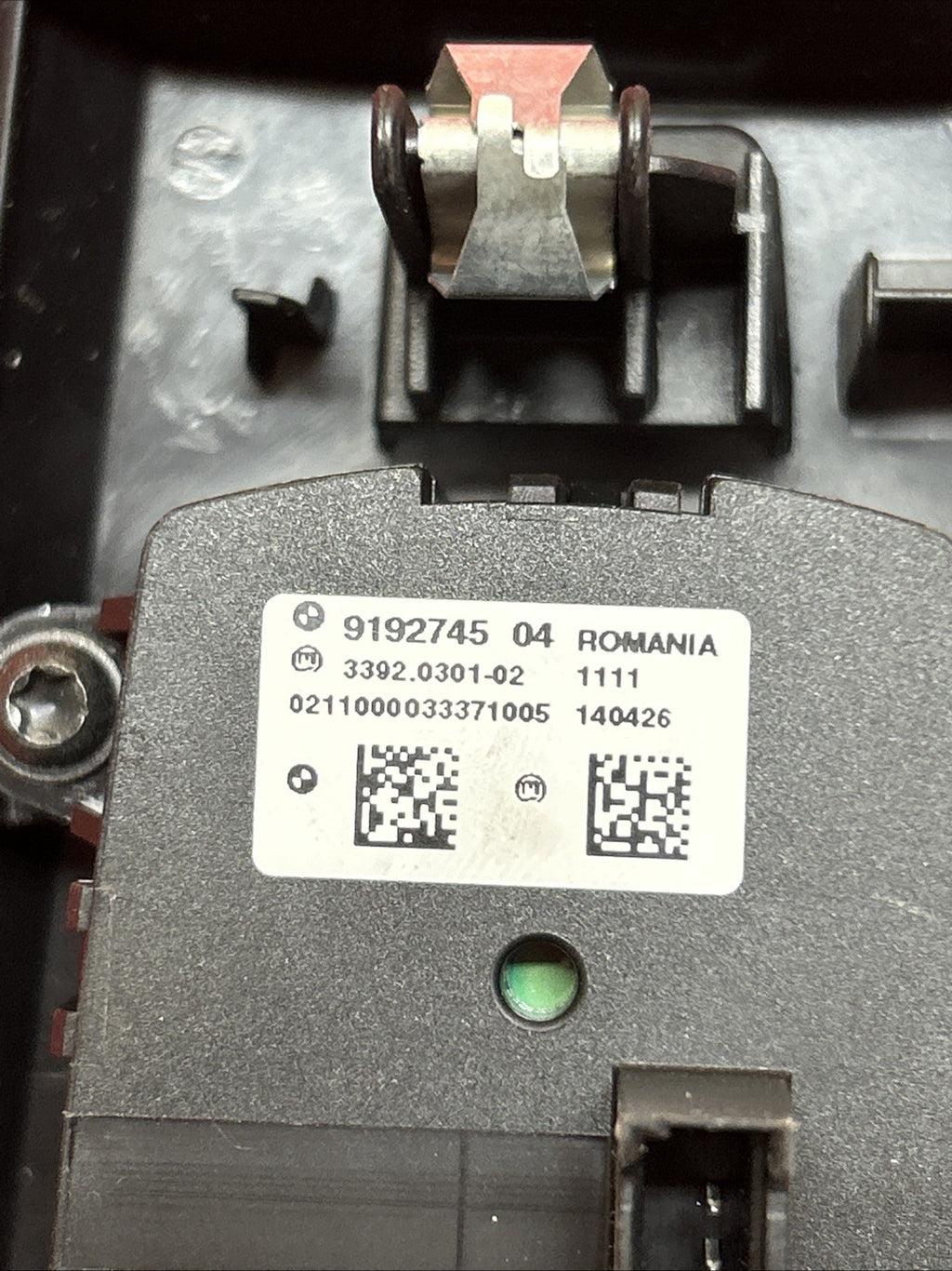 2011-2017 BMW F25 X3 Headlight Lamp Control Switch Trim Panel OEM 9192745