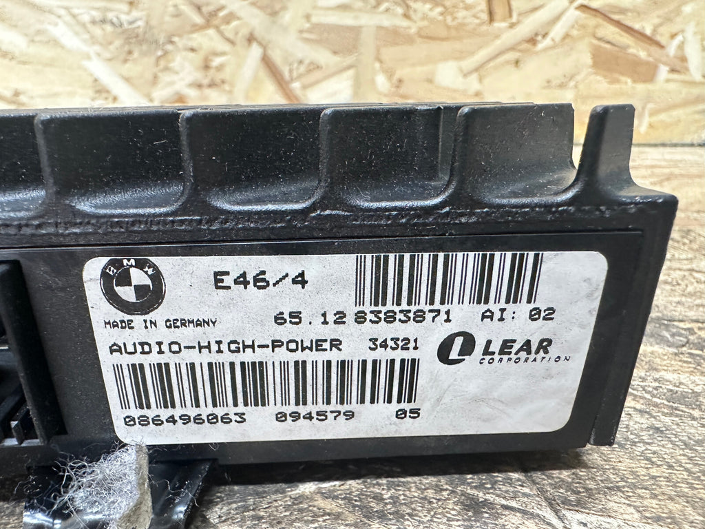 BMW 99-06 E46 3 SERIES LEAR STERIO RADIO AUDIO AMPLIFIER AMP OEM 8383871