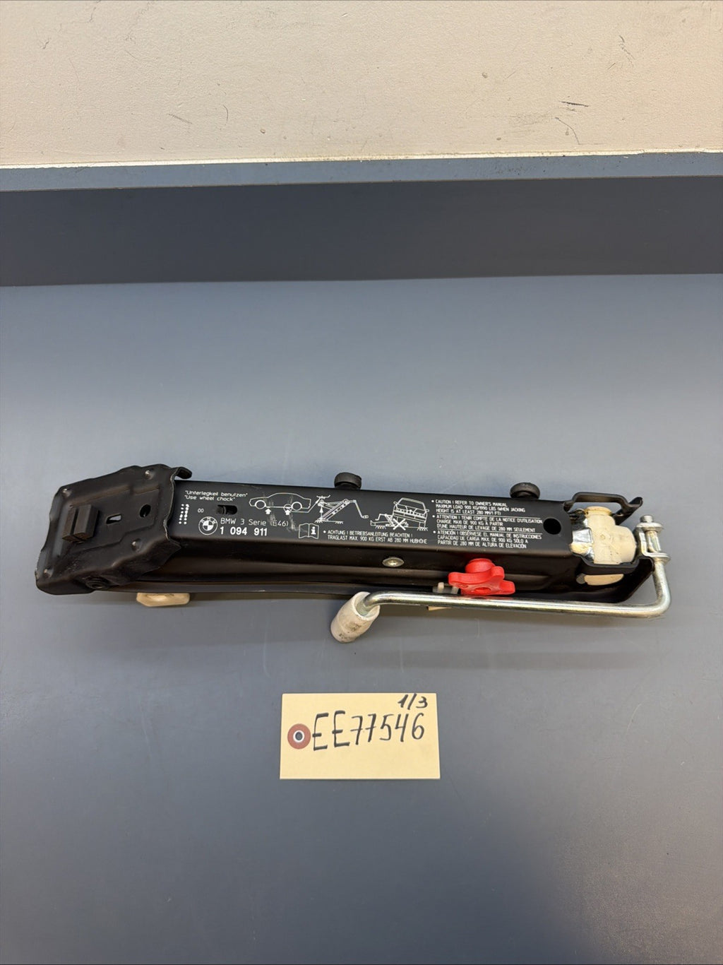 1999-2006 BMW E46 Emergency Floor Jack 1094911 OEM