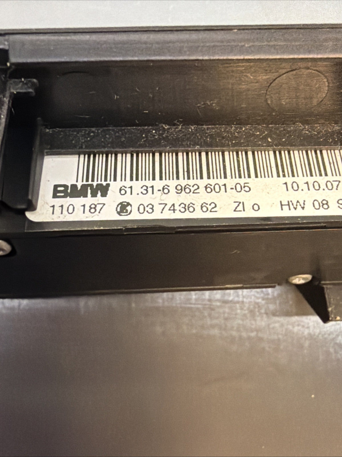 06-13 BMW E90 335i Heated Seats Control Switch Panel OEM 6962601