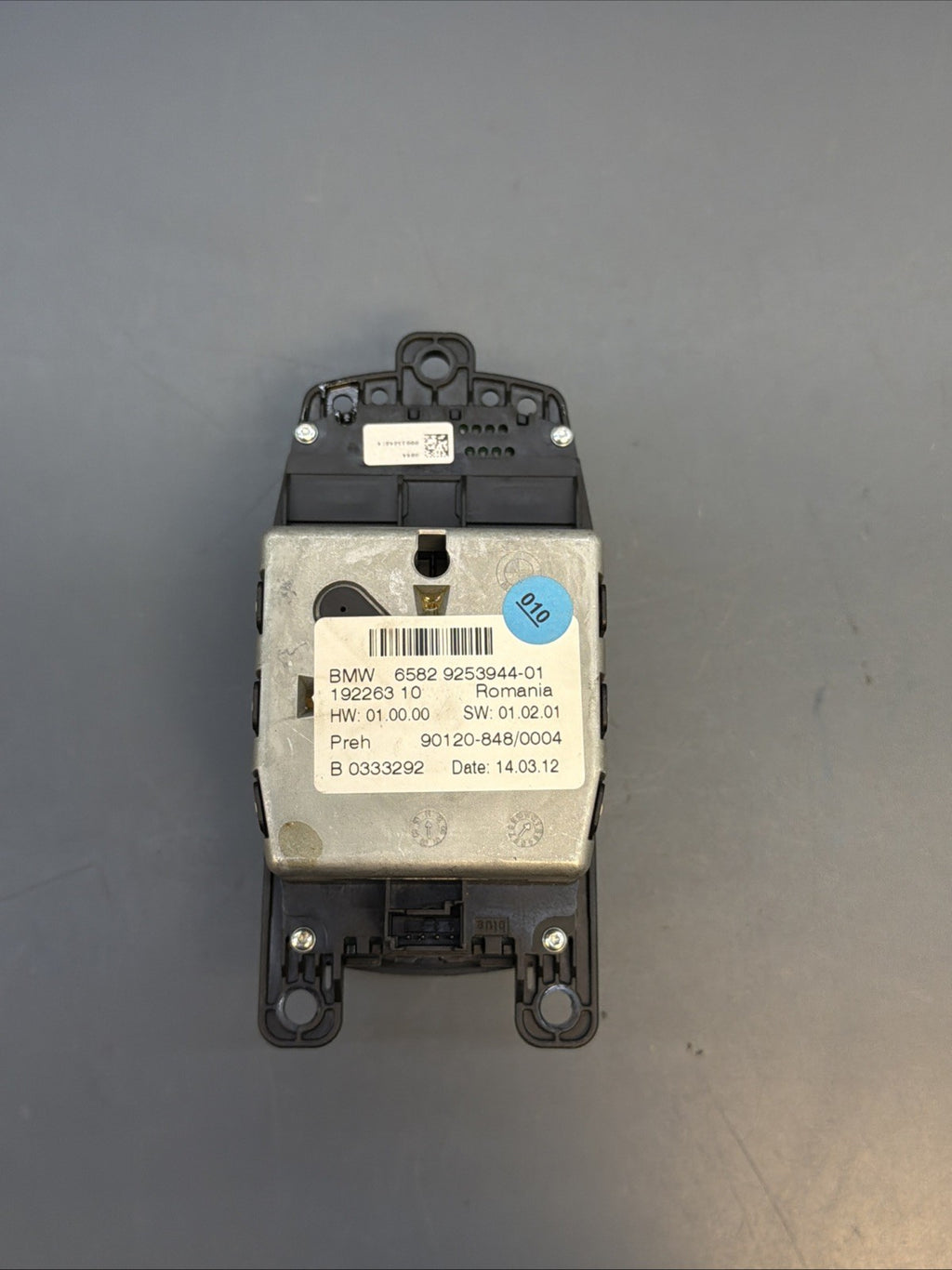 BMW /F01 F10 F20 F30 F25 F48 iDrive CIC Controller 4PIN Switch Joystick 9253944