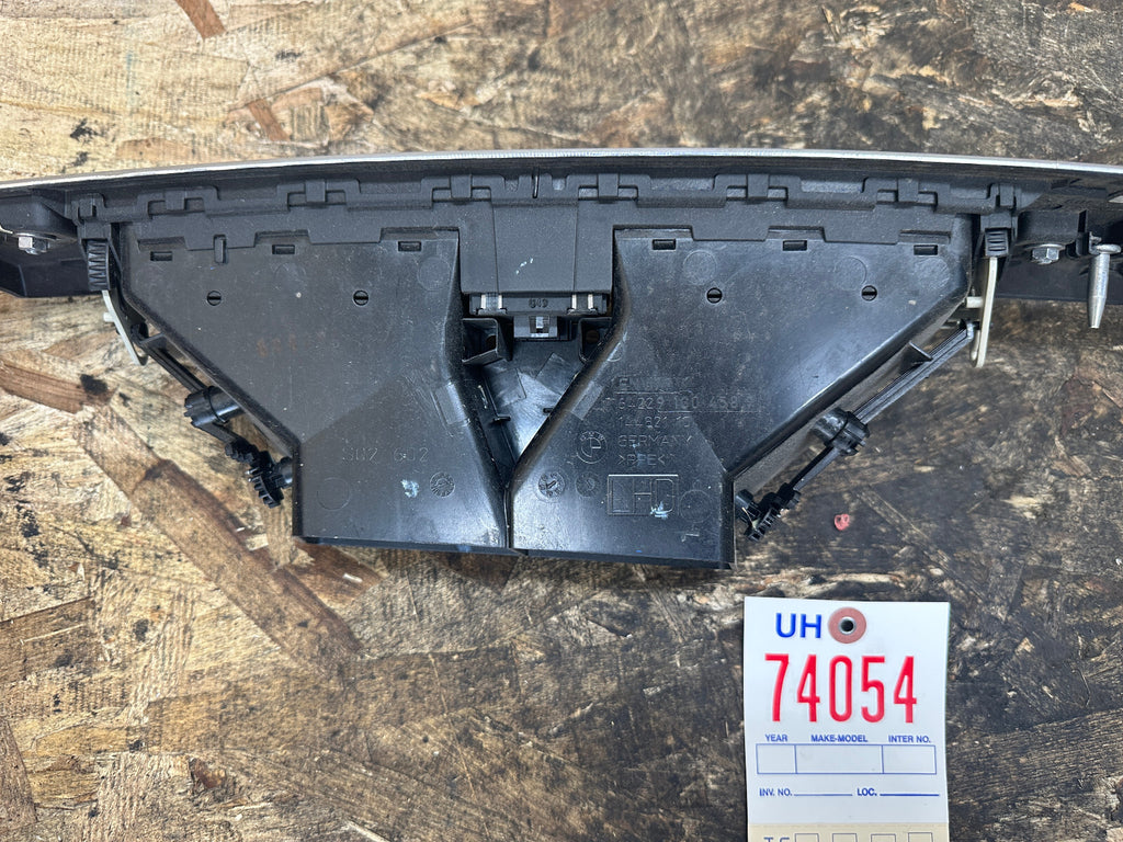 BMW 05-13 E90 3 SERIES RIGHT DASH VENT TRIM ALUMINUM OEM 9147391