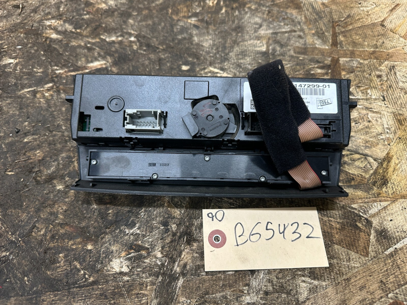 BMW 2006-2012 E90 E9X 3 SERIES CLIMATE CONTROL PANEL BLACK OEM 9147299