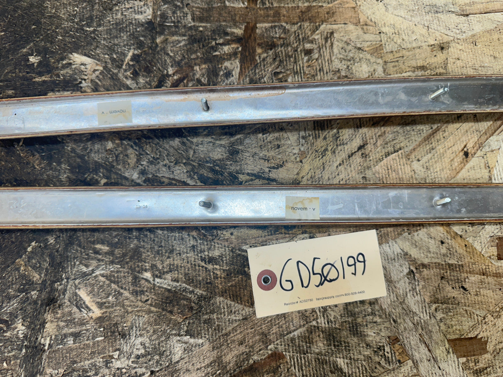 BMW 95-03 E39 5 SERIES LEFT+RIGHT VANOVA WOOD DOOR TRIM 2PC 8159658+8159657