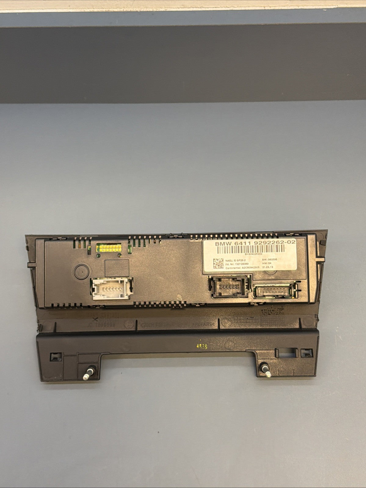 2012-2015 BMW X1 E84 A/C HEAT CLIMATE CONTROL PANEL OEM 9292262