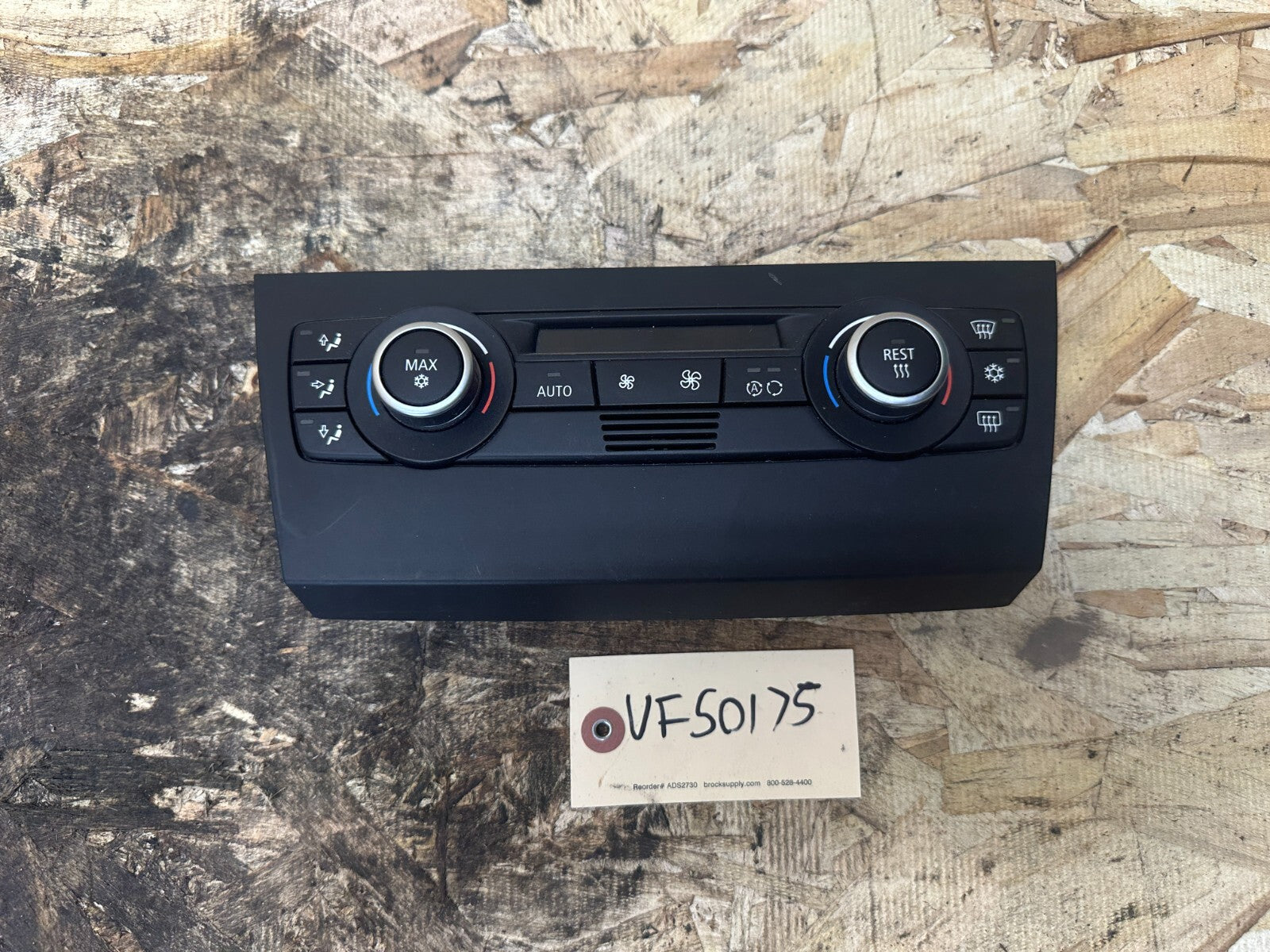 BMW 2006-2012 E90 E9X 3 SERIES CLIMATE CONTROL PANEL BLACK OEM 9147299