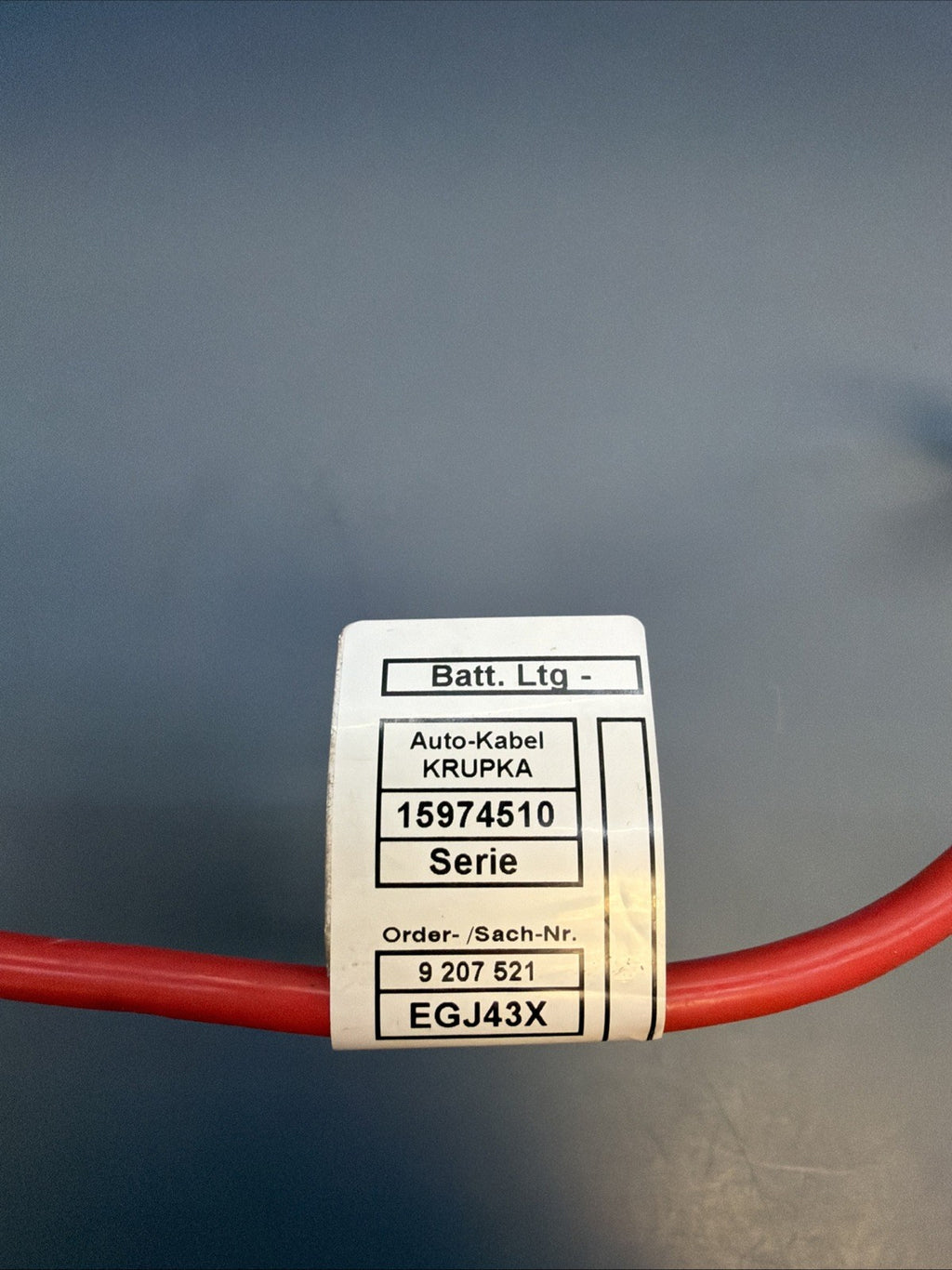 09-15 BMW 328i E84 E92 X1 POSITIVE BATTERY CABLE WIRE 9207521 OEM