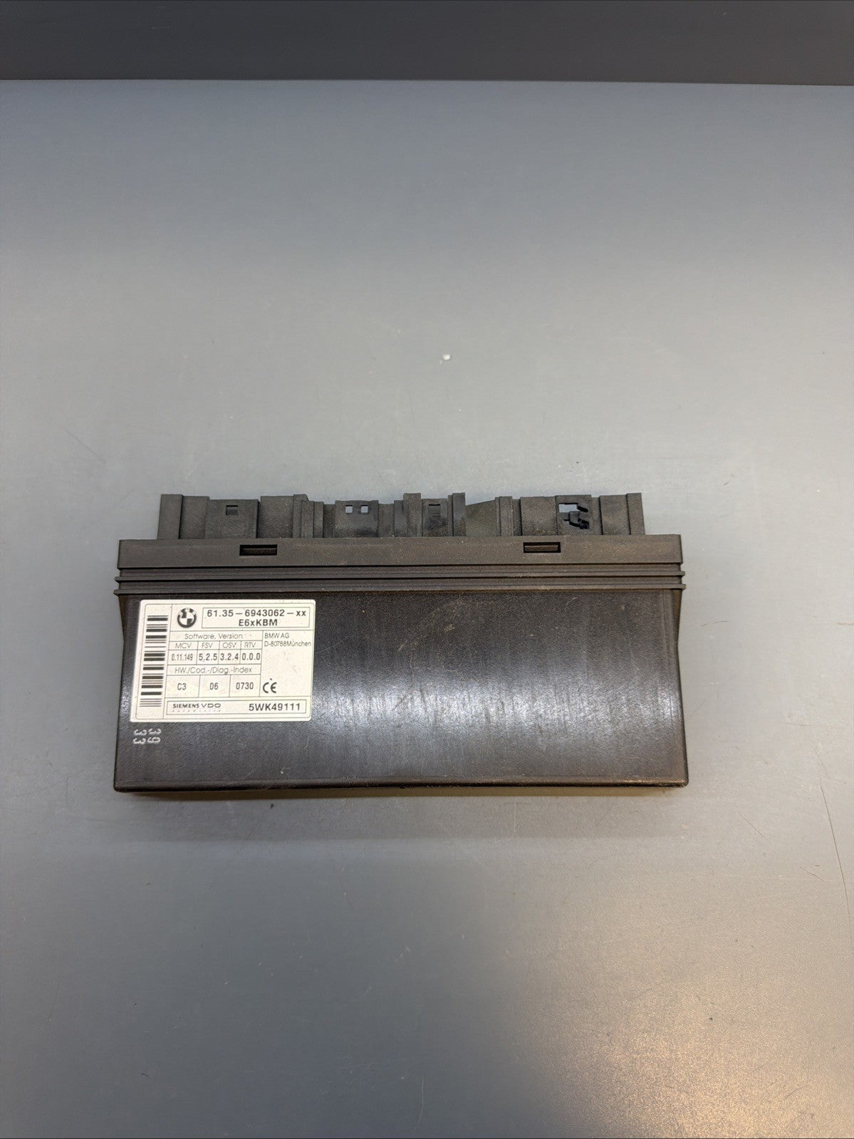 04-10 BMW E60 E63 E64 5 6 Series BCU BCM Body Control Module 6943062 OEM