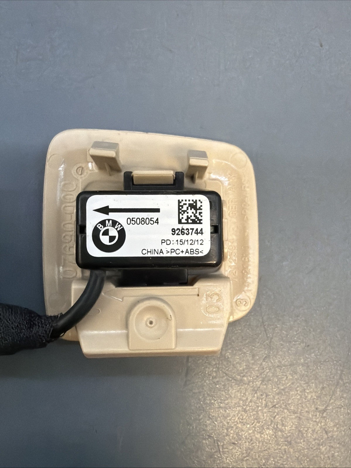 11-18 BMW F10 F25 Hands Free Navigation Telephone Microphone BEIGE OEM 9263744