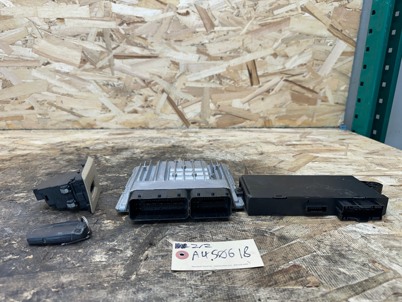 BMW 06-13 N52 ENGINE ECU+CAS(IMMOBILIZER)+KEY MSV80 SET 9147227+7594483