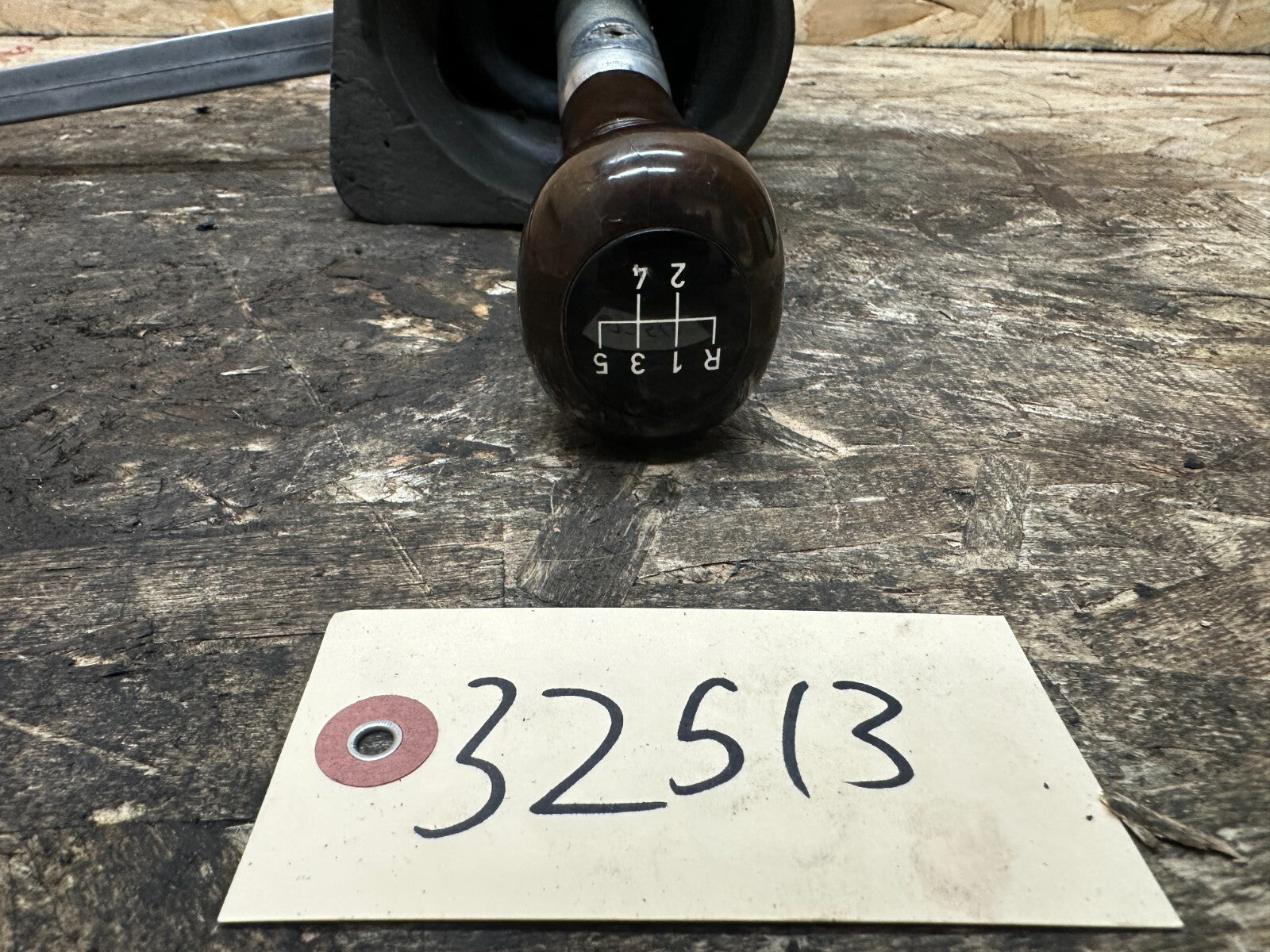 BMW 99-05 E46 3 SERIES MANUAL SHIFTER ASSEMBLY + BURLED WOOD KNOB OEM 1434100