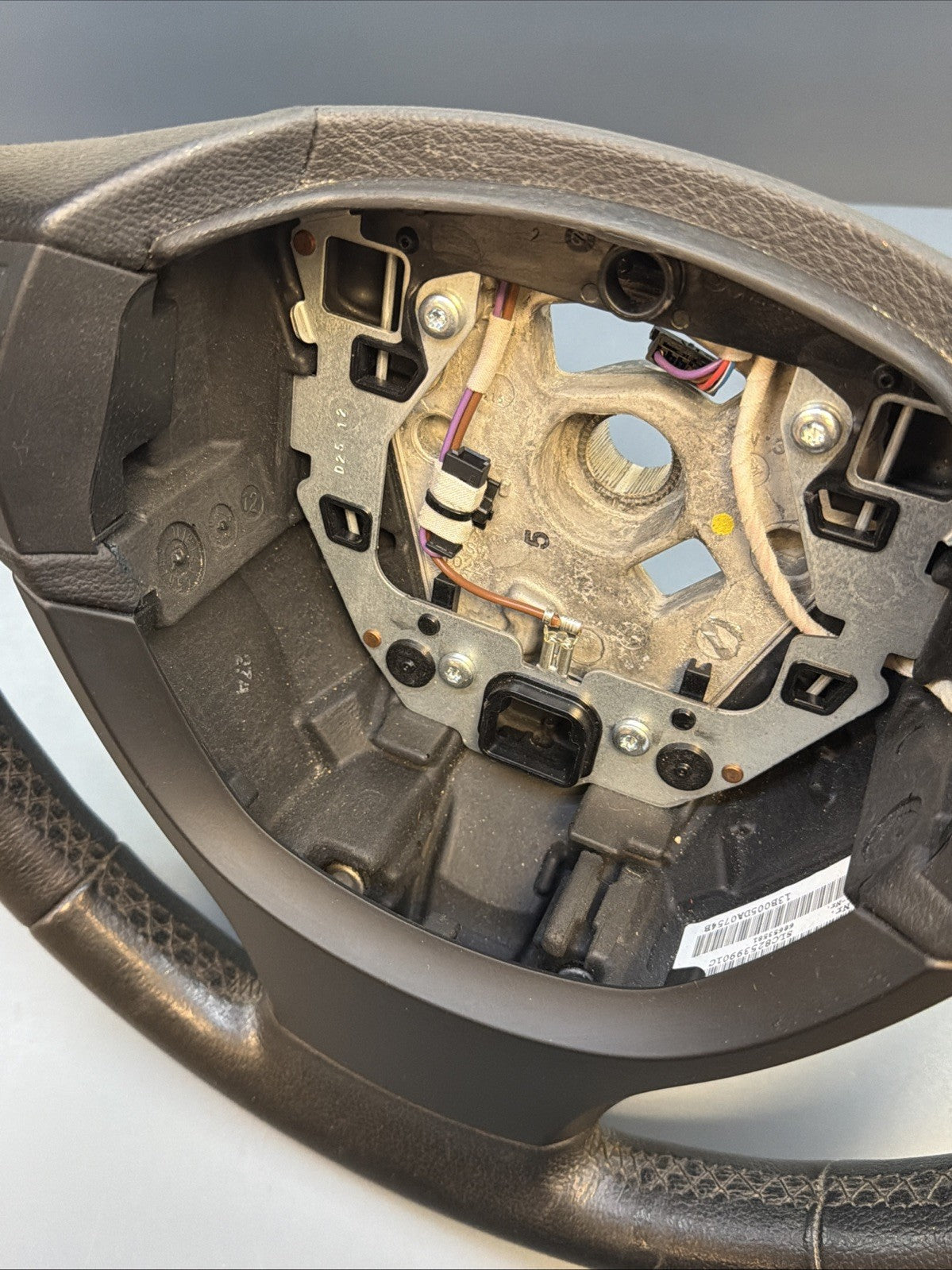 2011-2016 BMW 528i 535i 550i Steering Wheel leather OEM 9229479