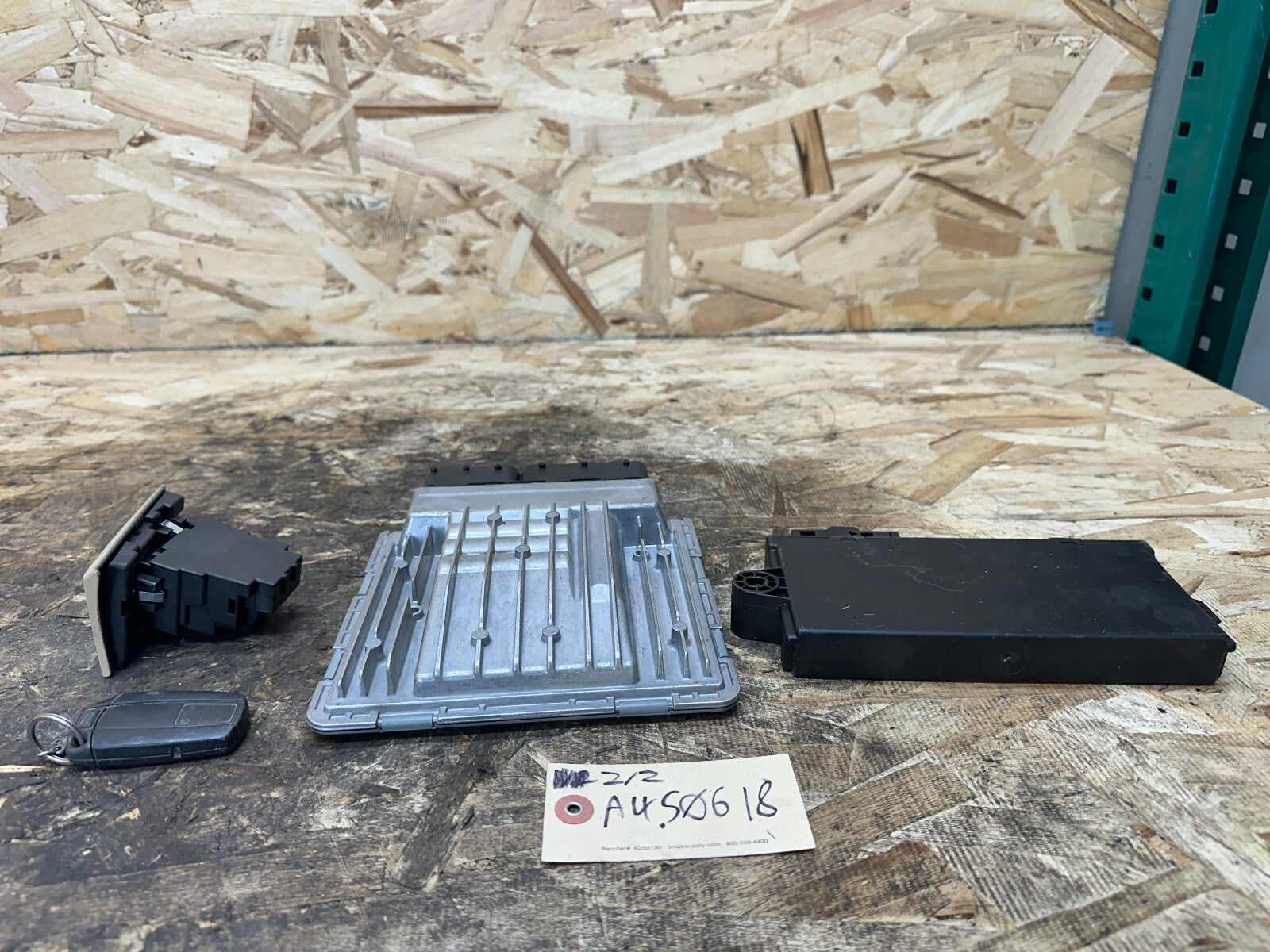 BMW 06-13 N52 ENGINE ECU+CAS(IMMOBILIZER)+KEY MSV80 SET 9147227+7594483