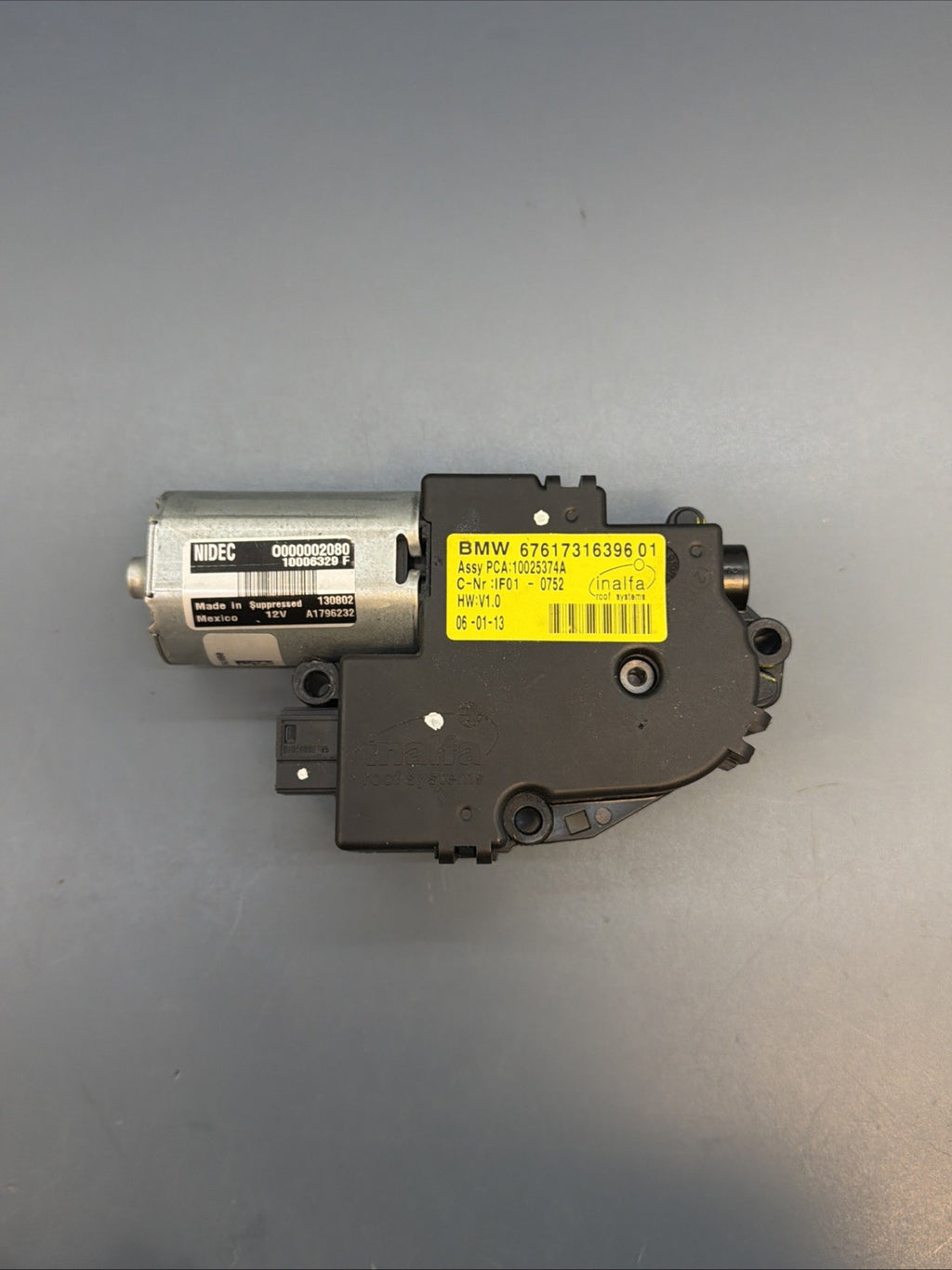 2011-2018 BMW X1 X3 X4 X5 Panoramic Sunroof Drive Motor 7316396 OEM