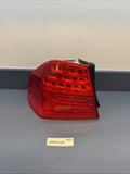 BMW 09-11 E90 LCI LEFT DRIVER SIDE REAR OUTER TAIL LIGHT OEM 7289429