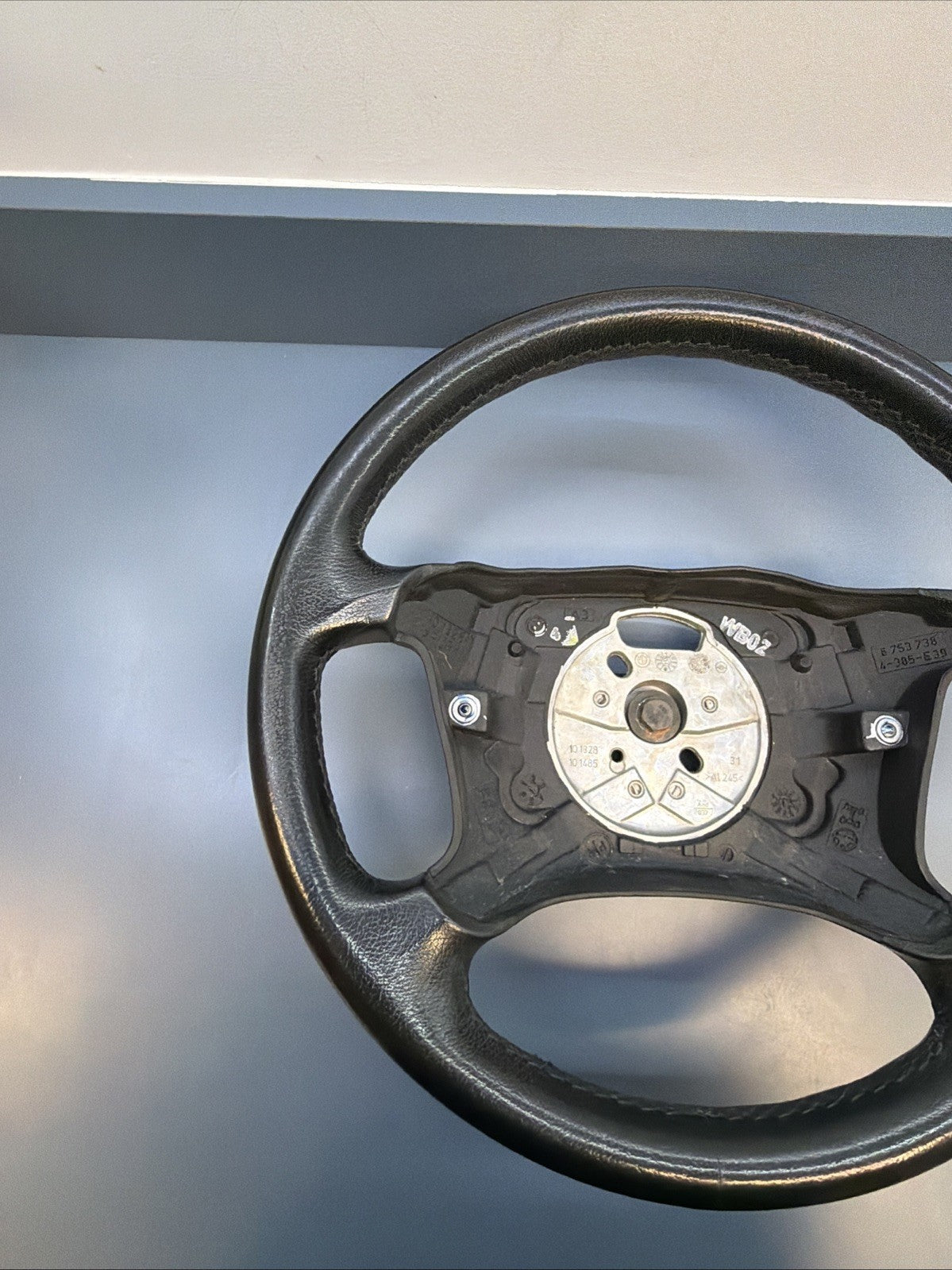 1997 - 2003 BMW 5 Series E39 Four Spoke Steering Wheel Assembly 6753738 OEM