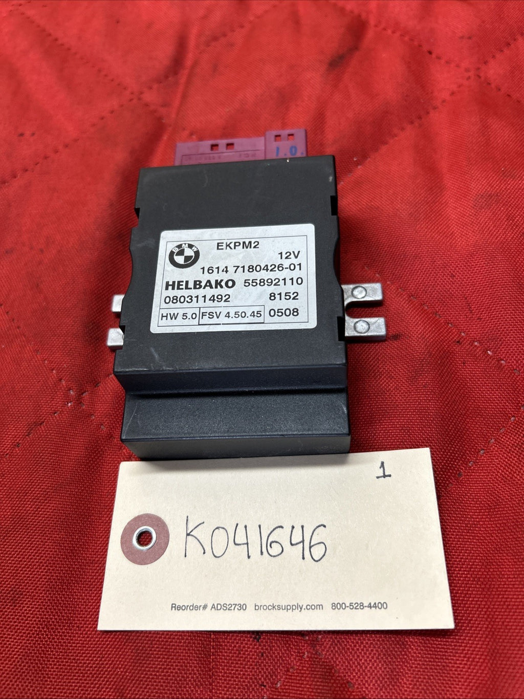 BMW 2006-2013 E60 E70 E82 E90 E92 EKPM2 FUEL PUMP CONTROL MODULE OEM 7180426