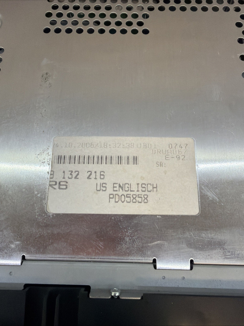 BMW E88 E82 E90 E92 E93 E84 1/3 Series Professional Radio Stereo CD OEM 9132216