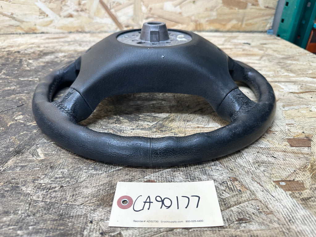 BMW 97-03 E46 3 SERIES BLACK LEATHER BASE MODEL STEERING WHEEL OEM 6753945