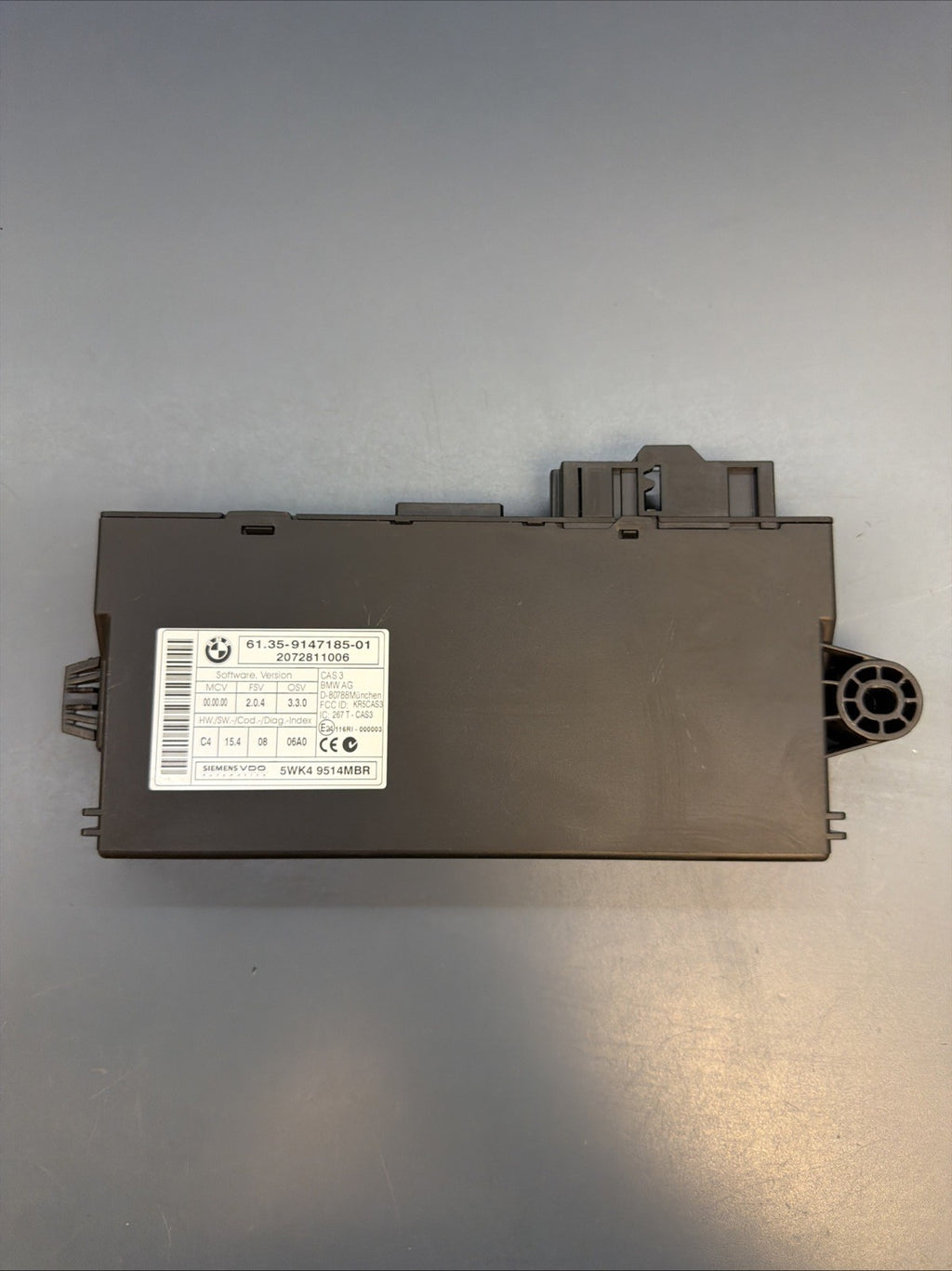 BMW 328I 128I E90 E92 E93 E82 N52 ENGINE ECU SET DME MSV80 CAS3 KEY SET 7576297
