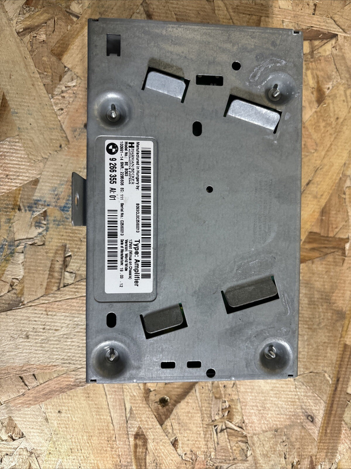 BMW 535i Radio HiFi Amplifier Amp 9266355 OEM 2011 2012 2013