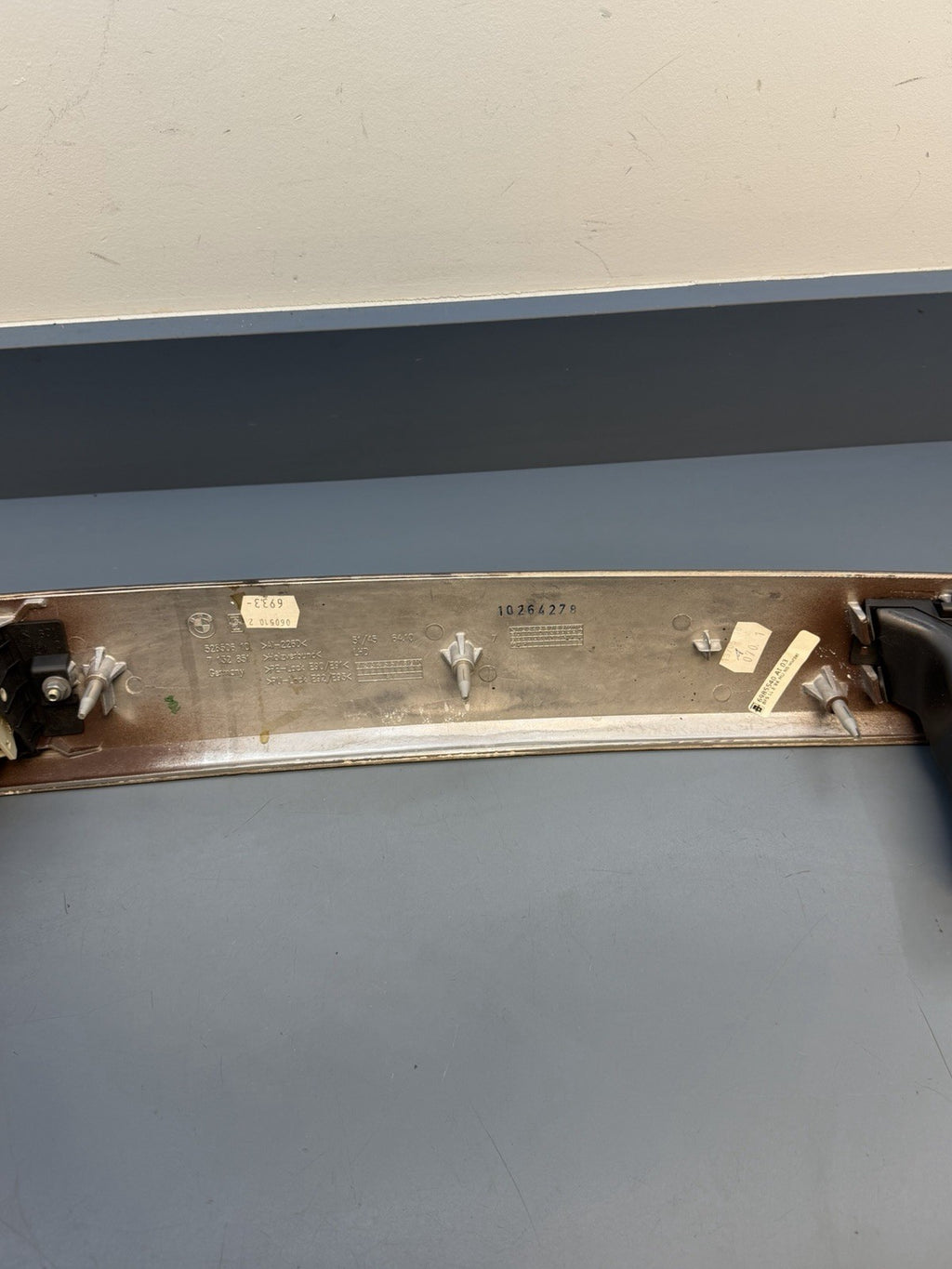 07-13 BMW 335i E90 E92 Center Dashboard Trim Panel Wood Grain Vents 6985540
