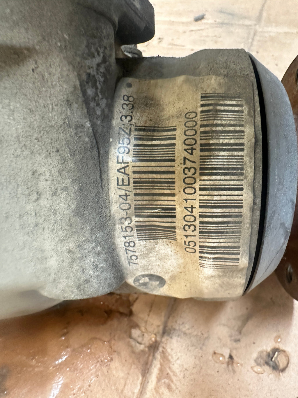 BMW 11-19 3 4 SERIES X3 X4 FRONT DIFFERENTIAL FINAL 3.38 DRIVE 7578153