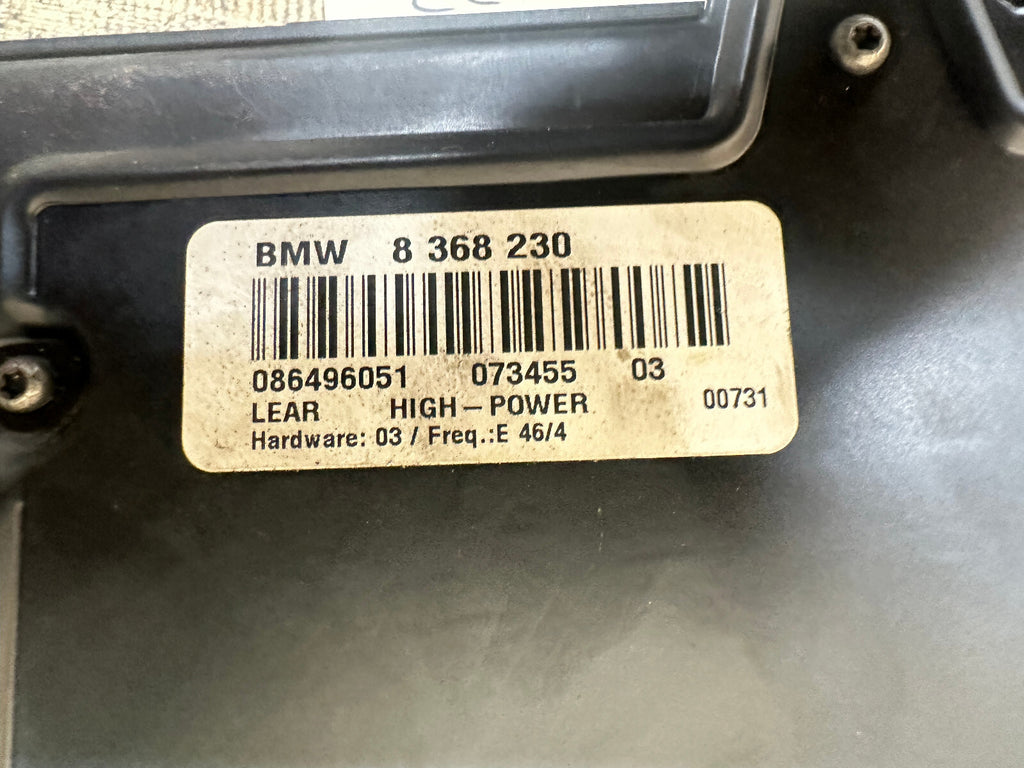 BMW 97-05 E46 3 SERIES HARMON CARDON TRUNK HIFI AUDIO AMP AMPLIFIER OEM 8368230