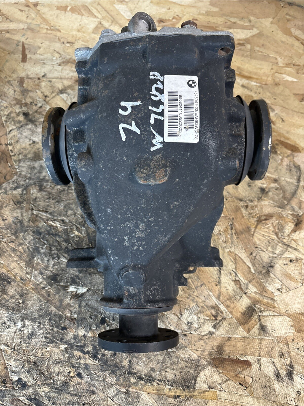 BMW E85 REAR DIFFERENTIAL 2008 Z4 3.73 FINAL DRIVE 7575041