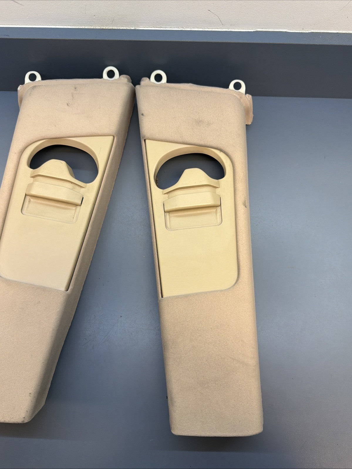 2001-2006 BMW E46 M3 330Ci COUPE B Pillar B-PILLAR Trims Cover BEIGE 7057296/95
