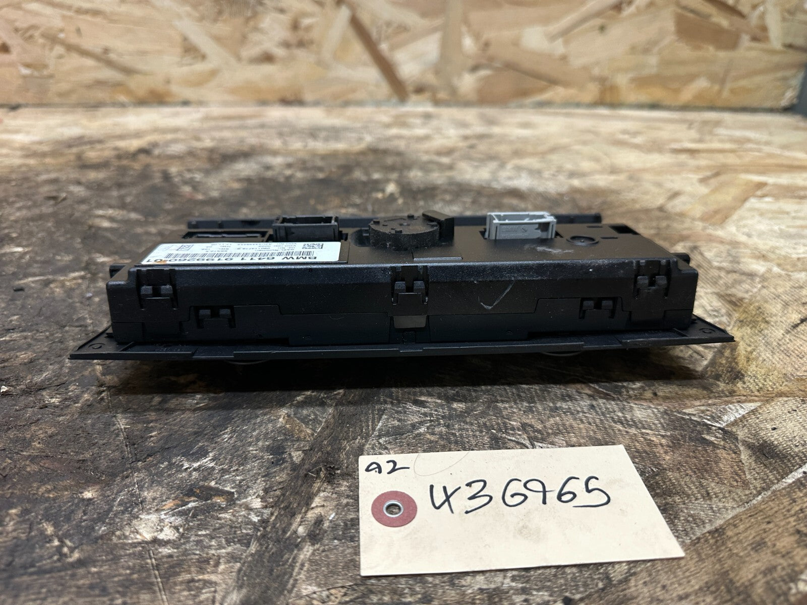 BMW 2006-2012 E90 HVAC HEATER AC CLIMATE CONTROL SWITCH PANEL BLACK OEM 9199260