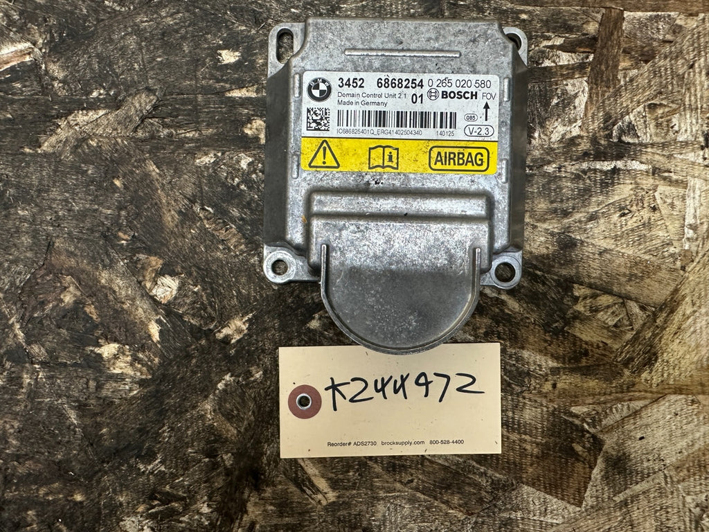 BMW 10-17 F30 F25 F32 F85 SRS SAFETY CONTROL MODULE CRASH SENSOR OEM 6868254