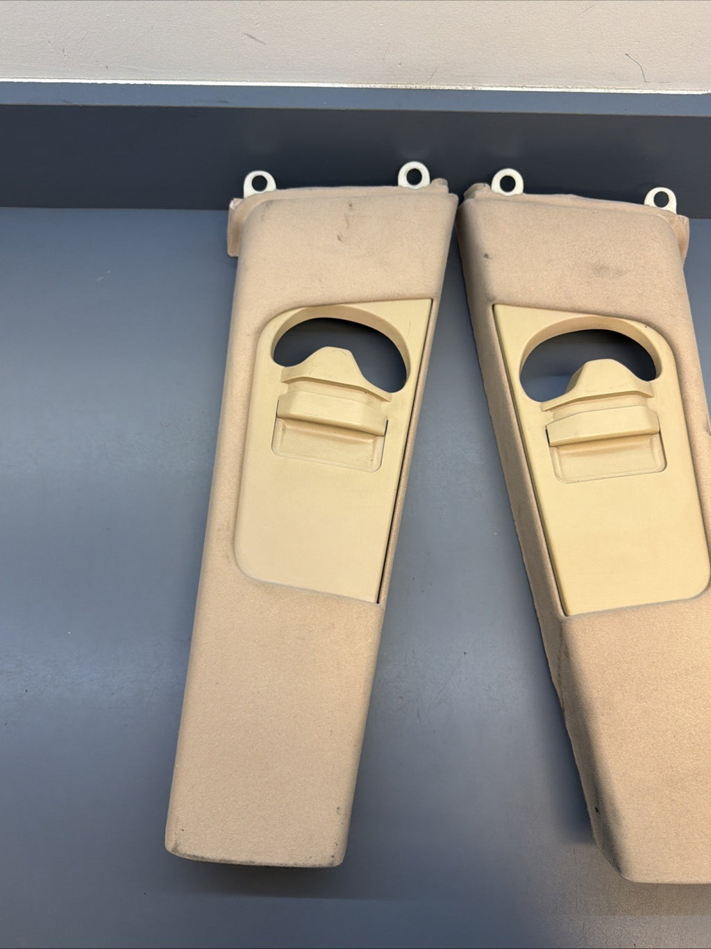 2001-2006 BMW E46 M3 330Ci COUPE B Pillar B-PILLAR Trims Cover BEIGE 7057296/95