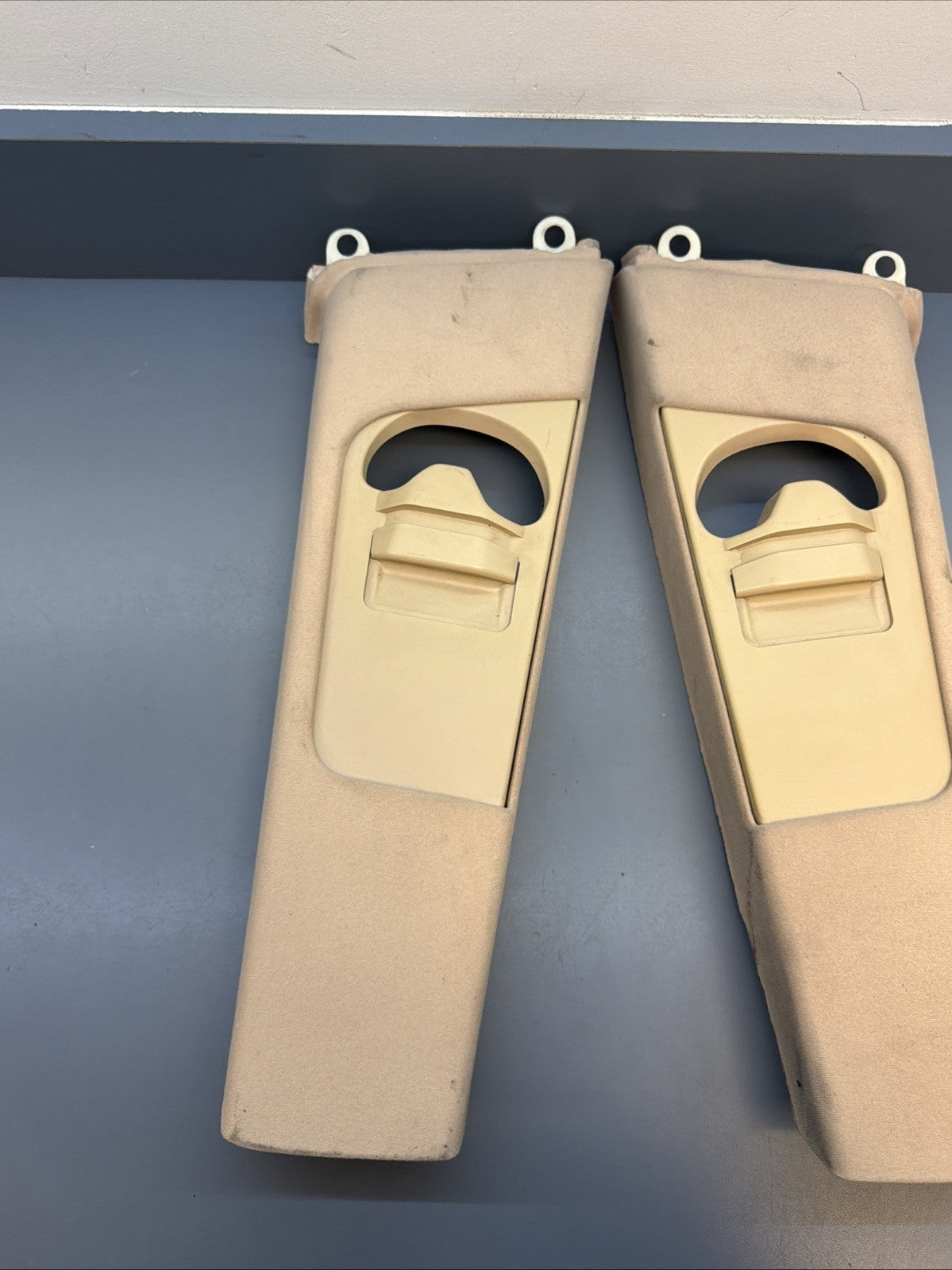 2001-2006 BMW E46 M3 330Ci COUPE B Pillar B-PILLAR Trims Cover BEIGE 7057296/95