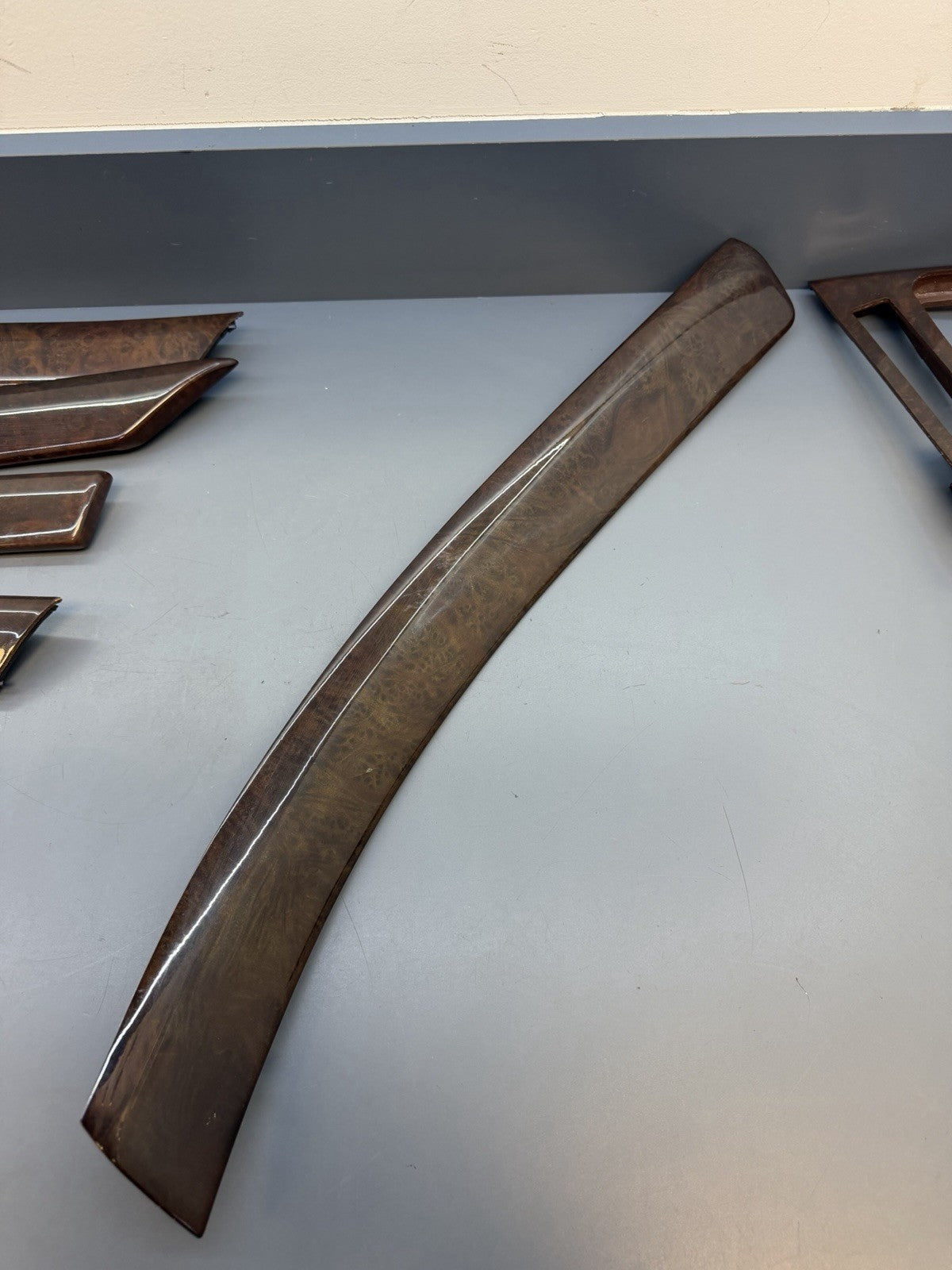 00-06 OEM BMW E46 Sedan Dash Door Center Console Wood Brown Interior Trim Set