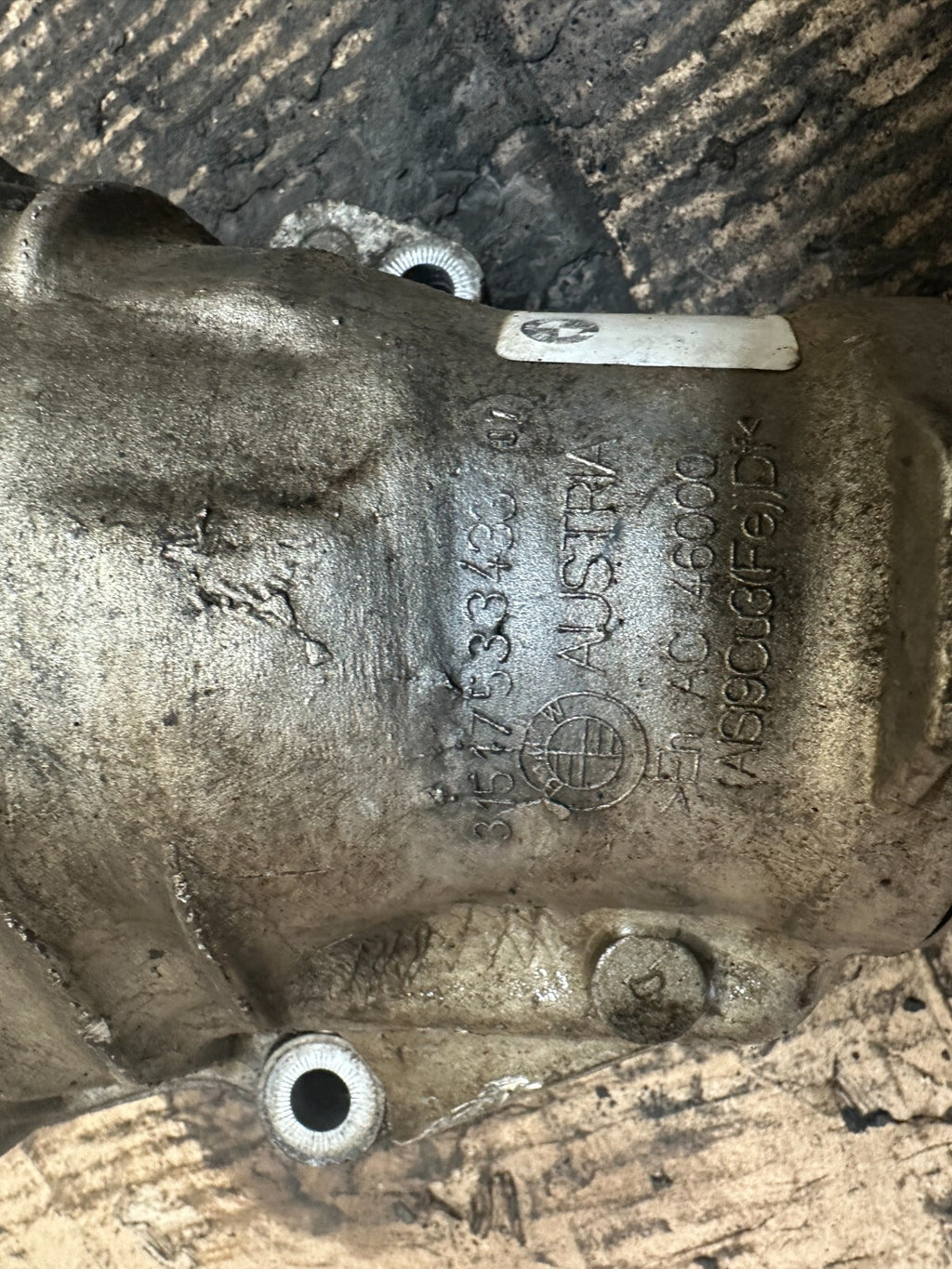 BMW 335 535 SERIES FRONT DIFFERENTIAL FINAL 3.46 DRIVE OEM 7584719/31517533433