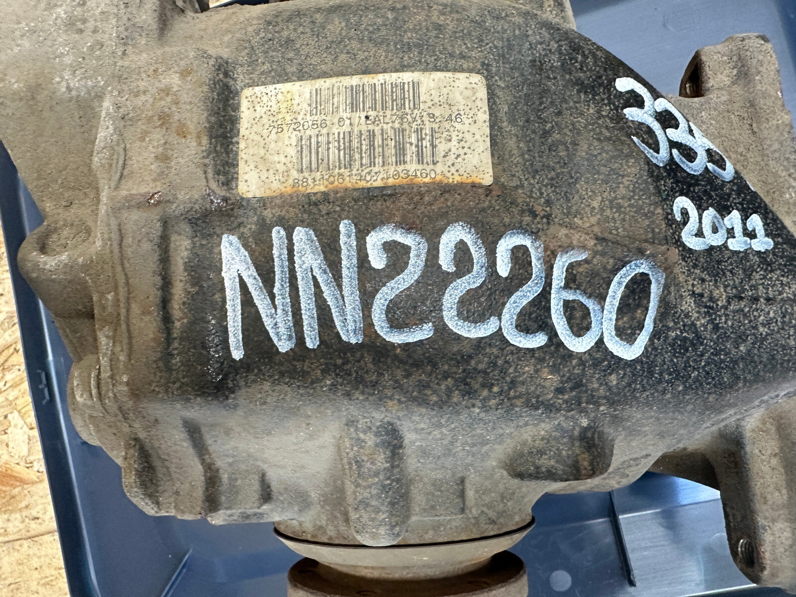 BMW 05-13 135i 335i 335xi 25iX 28iX REAR DIFFERENTIAL FINAL 3.46 DRIVE 7572054