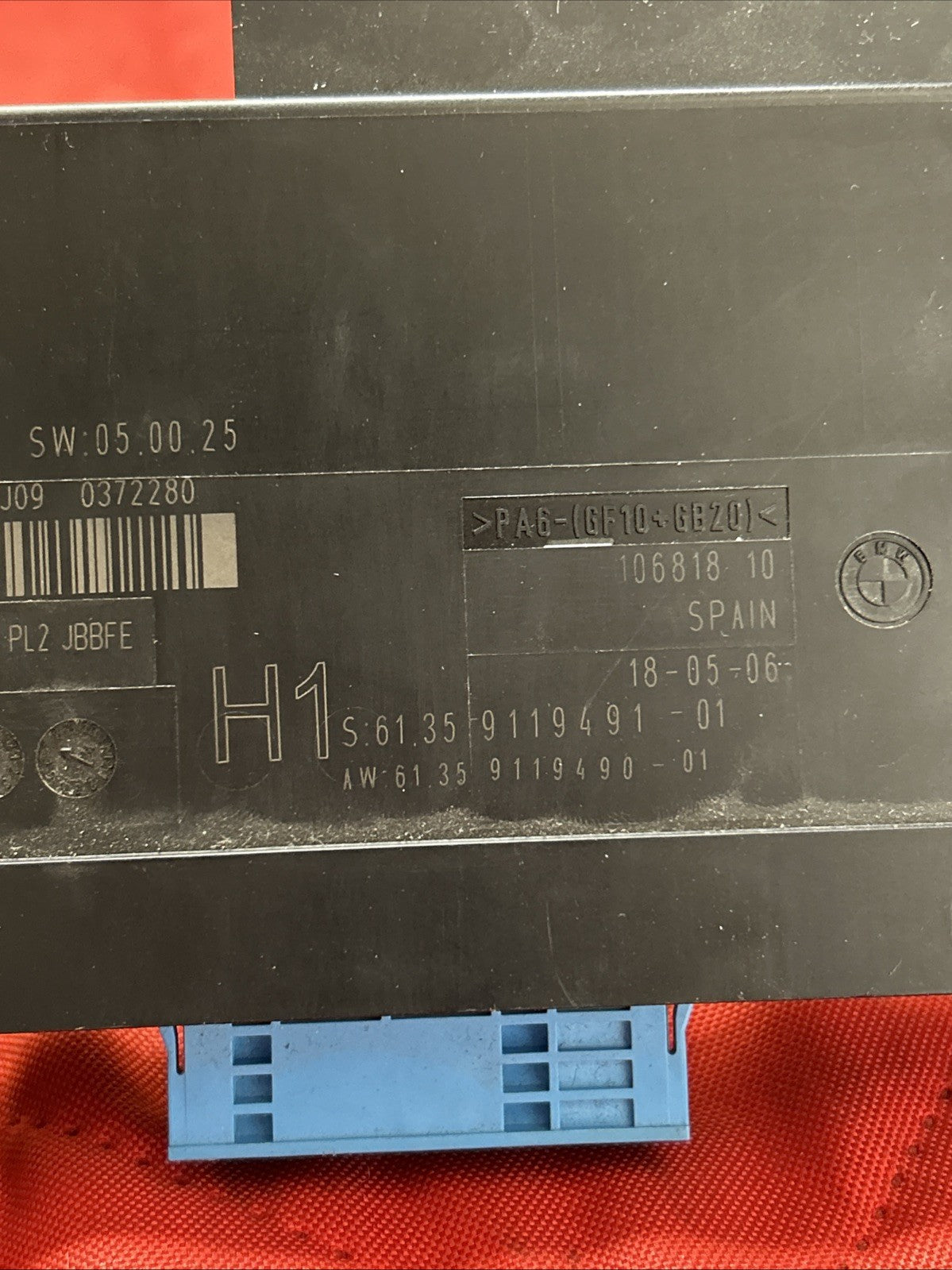 BMW 3 Series E90 E91 Comfort Control Unit BCM Body Module 61359119491 9119491