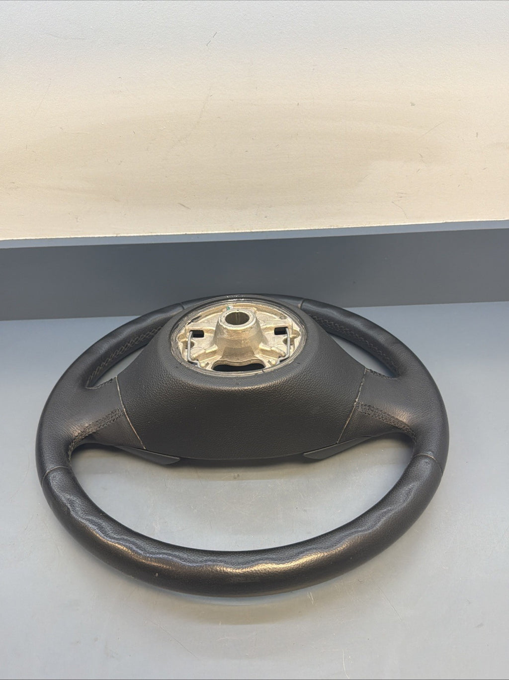 BMW 2006-2012 E90 E9X 3 SERIES BLACK LEATHER STEERING WHEEL OEM 3375E901