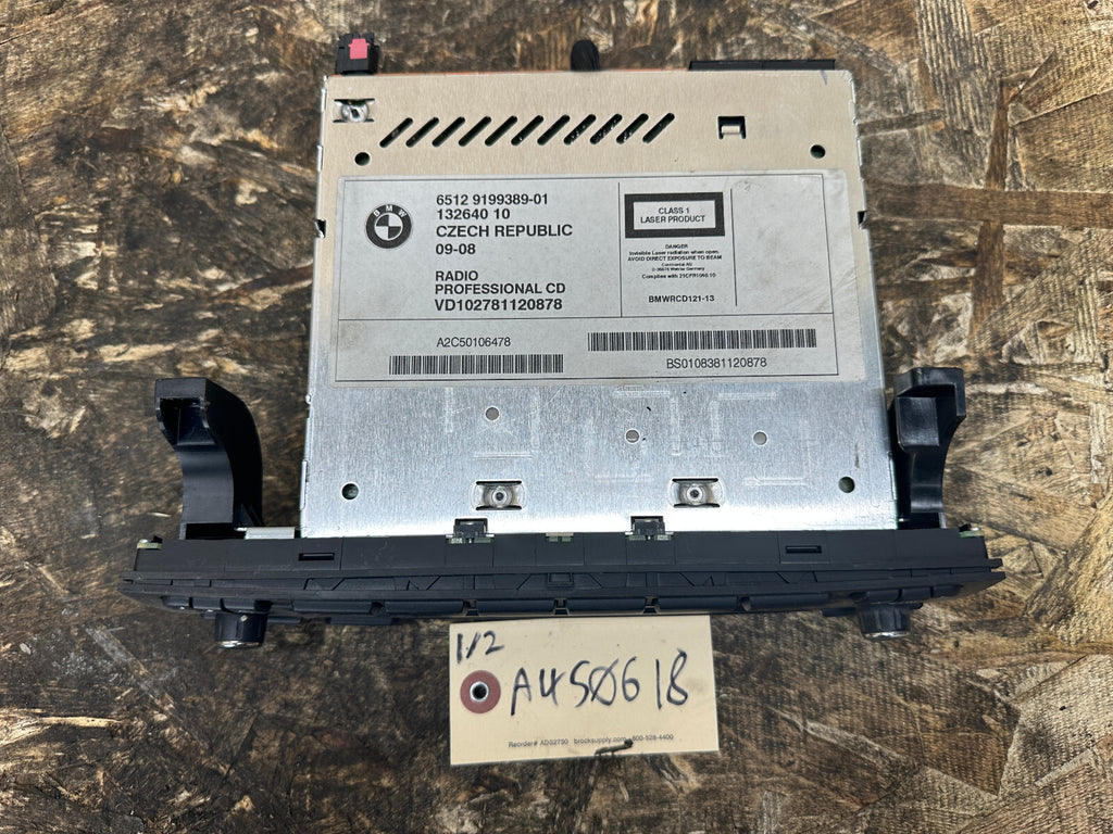 08-13 BMW 128I 135I 328I 335I RADIO STEREO UNIT RECIEVER OEM 9199389