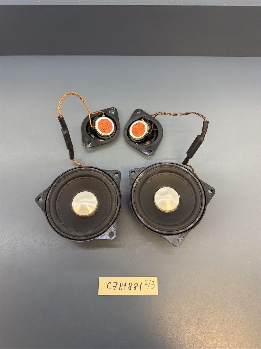 2011 - 2016 BMW 535I OEM SPEAKER W/ TWEETER SET (2) 65139169690