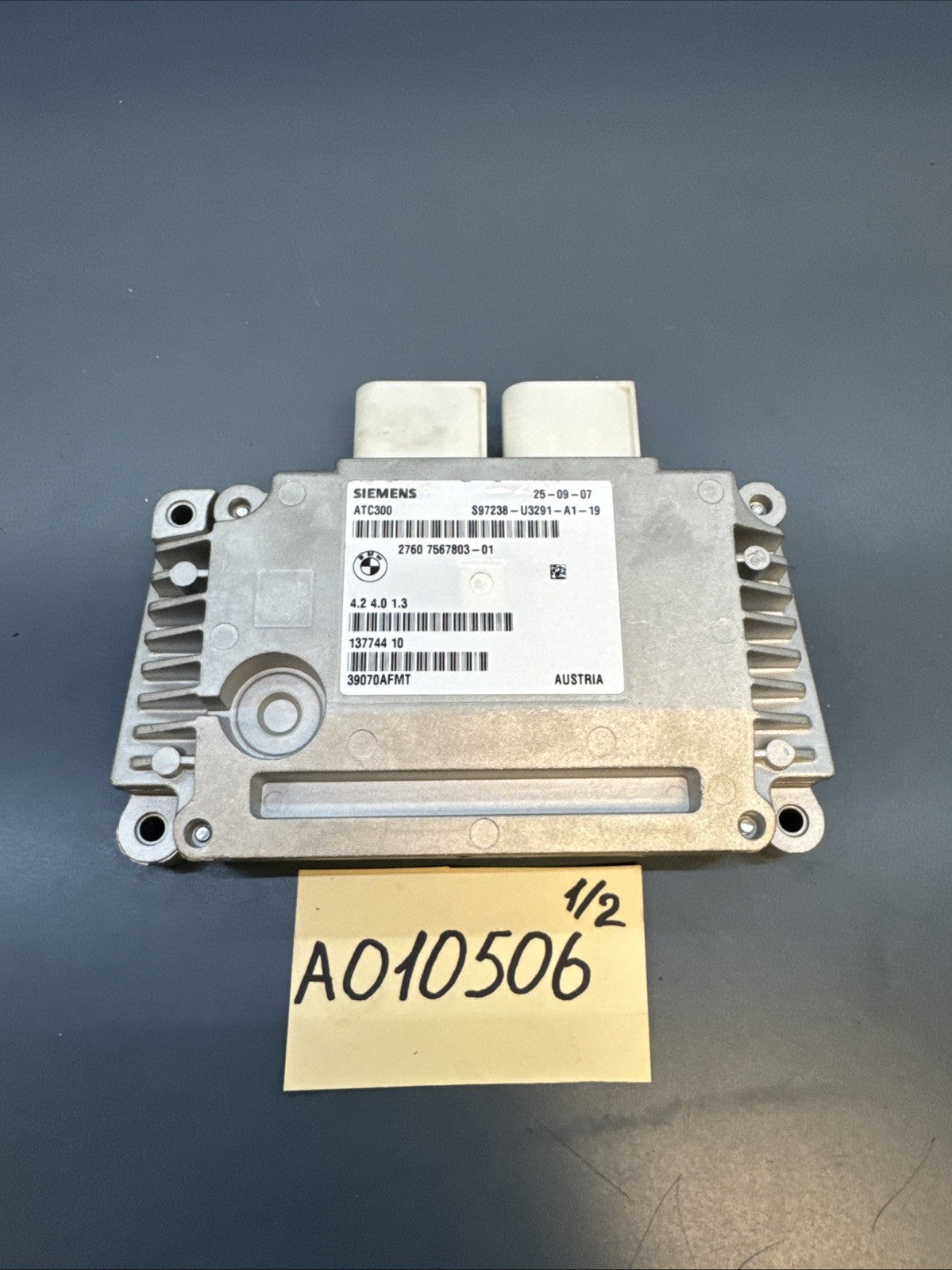 07-10 BMW 328XI xDRIVE AWD TRANSFER CASE CONTROL MODULE 7567803 OEM GENUINE