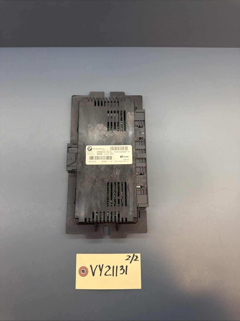 OEM BMW X1 E84 AHL FRM3 PL2 Footwell Light Control Module 9308367