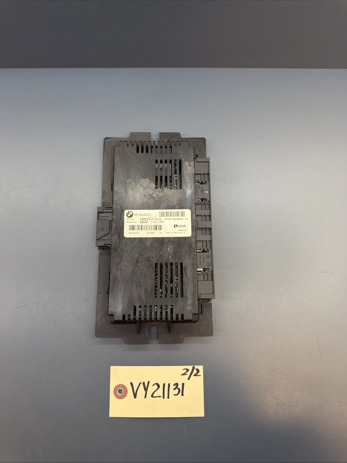 OEM BMW X1 E84 AHL FRM3 PL2 Footwell Light Control Module 9308367
