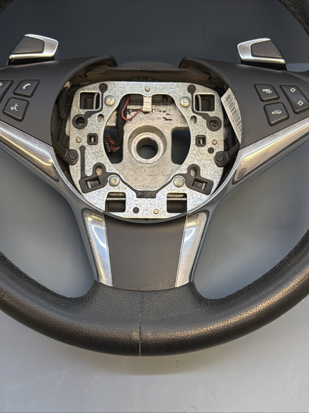 04-10 BMW E60 550i 540i 645Ci 650i Sport Steering Wheel w/ Paddle Shift 6968573