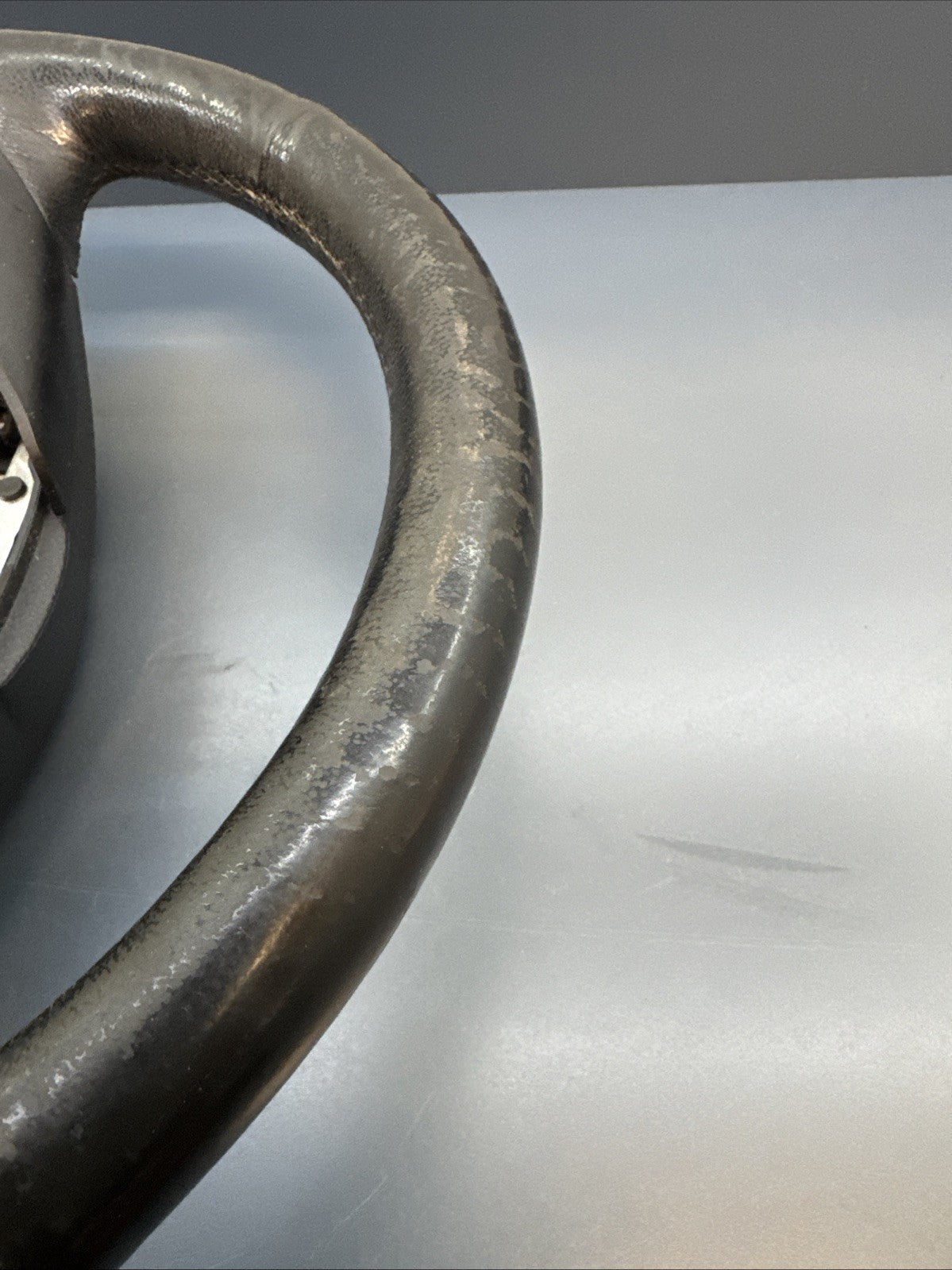 2004-2010 BMW E60 E61 E63 E64 LEATHER STEERING WHEEL Oem HEATED SPORT